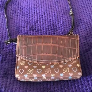 Small Brighton Gently Used Purse With Hearts